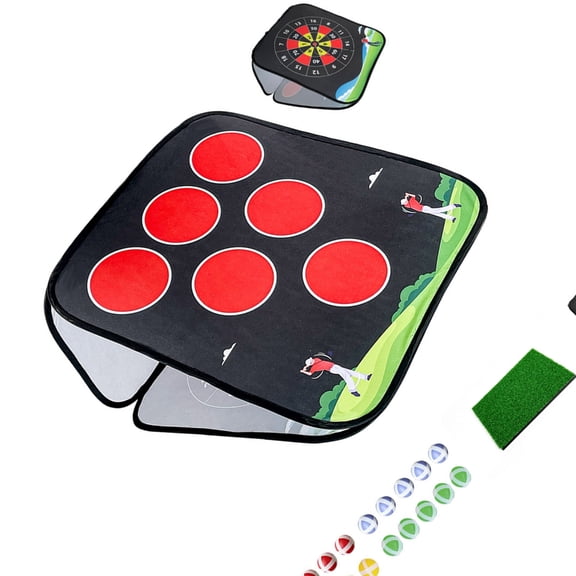 AOOOWER Simple Setupd Golf Chipping Trainer Golf Swing Practice Net Encouraging Friendly Competitions Social Event