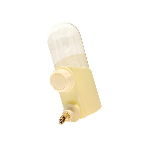 AOOOWER Small Pet Water Bottle Clear Bottle Automatic Bird Cage Water Dispenser Waterer for Rabbits, Hamsters and Parrots