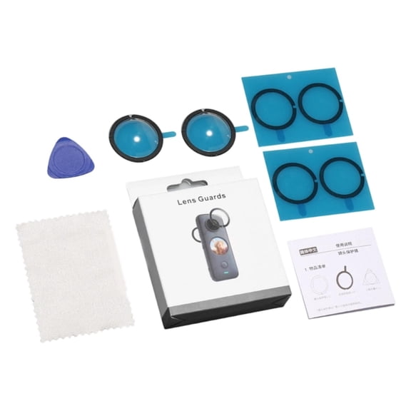 AOOOWER Snap On Rotating Opticals Glass Lens Cover For Cameras AntiScratch Waterproof AntiFog