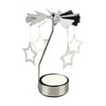 thumbnail image 1 of AOOOWER Snowflake Deer Candle Holder Creative Rotating Candlestick Spinning Light Holder, 1 of 20