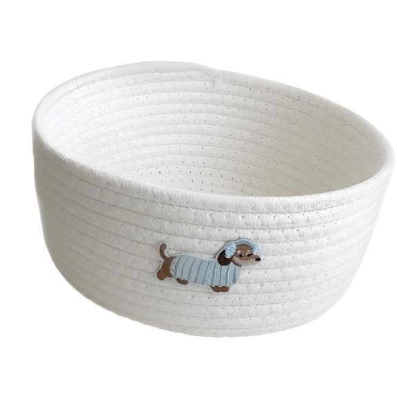 AOOOWER Soft Cotton Rope Pet Themed Storage Container Great For Living Room Bedroom