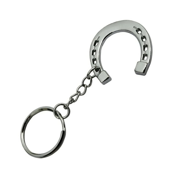 AOOOWER Sophisticated Horseshoe Keychain with Snaffle Bit Detail Portable Accessory for Trendsetters and Adults Stylish Outfits