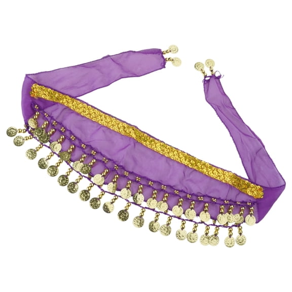 AOOOWER Sparkling Sequined Dog Belly Dance Skirt Dog Belly Dancing Costume Small Dog Hip Scarf Dance Clothes Pet Accessory