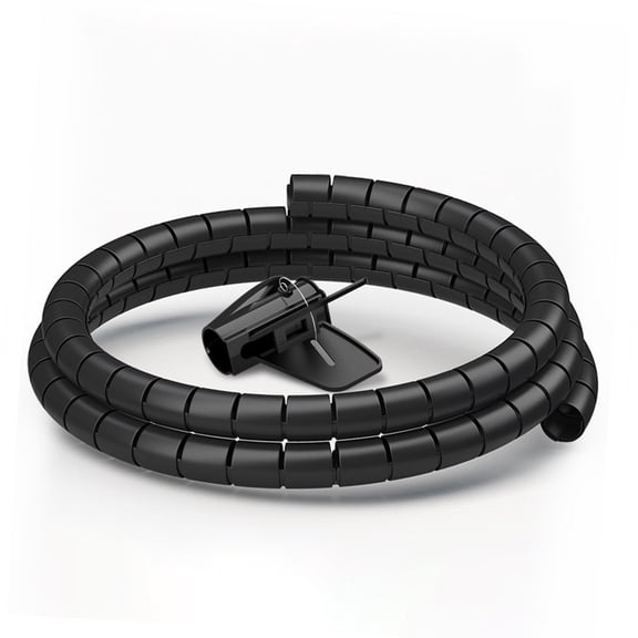 AOOOWER Spiral Wrap Winding Cable Wire Protector Computer Cord Organizer Protective Tube Durable Cable Organizer