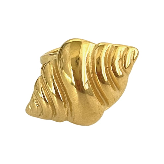 AOOOWER Spirals/Conch/Croissant Ring Unique Fashion Accessory for Parties and Travel