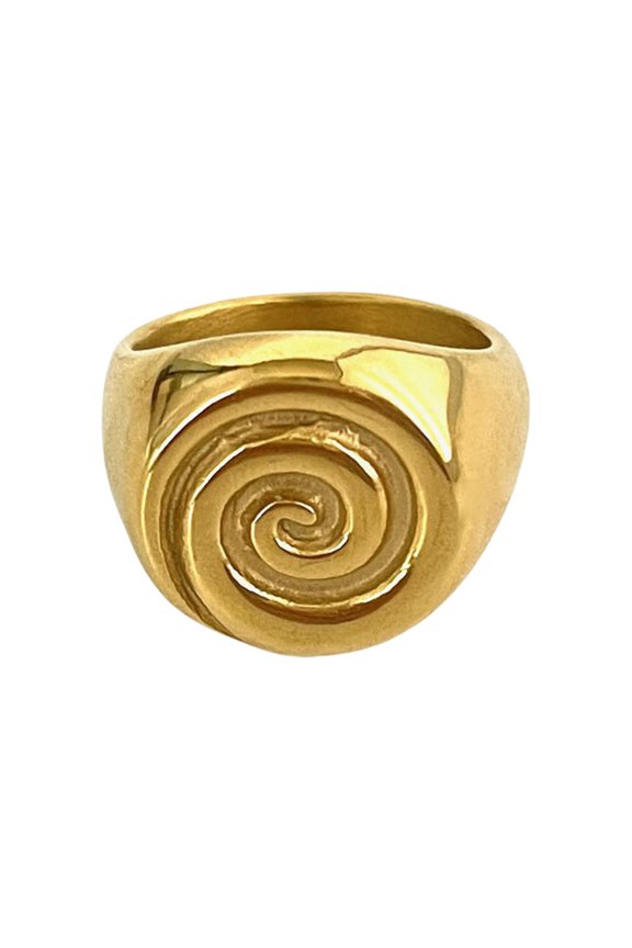 Spirals/Conch/Croissant Ring Unique Fashion Accessory for Parties and Travel