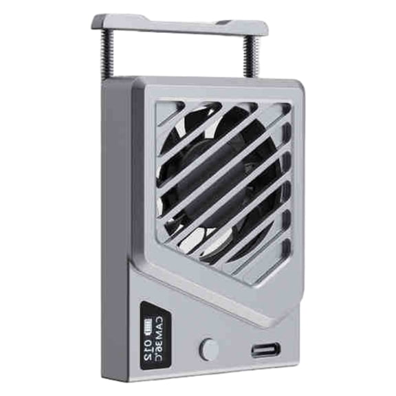 AOOOWER Spring Telescopic Mounting Adjustable Intelligent Cooling Fan Monitoring with Type C Charging Port for ZV-E1 ZV-E10L