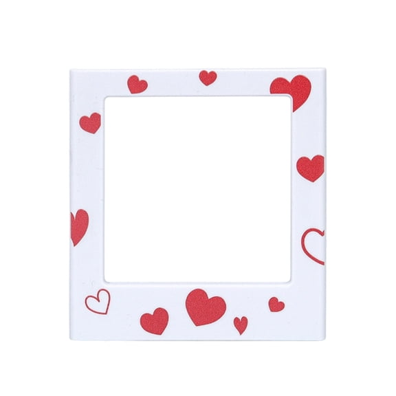 AOOOWER Square Instants Photo Magnetic Display Unique Pattern Option Secure Clip Mounting Construction Home Accent
