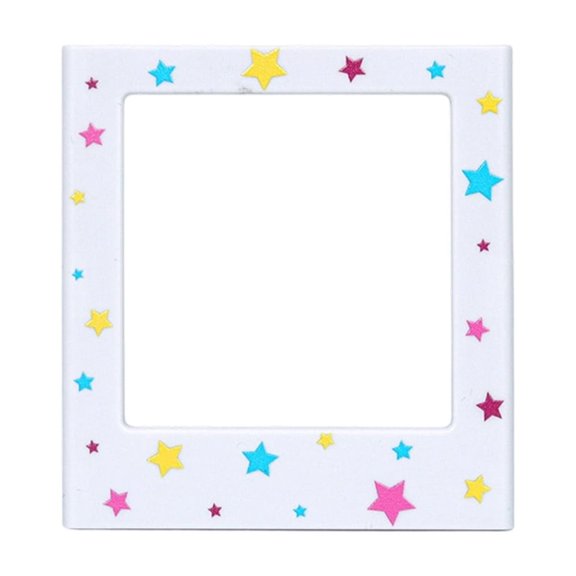 AOOOWER Square Instants Photo Magnetic Display Unique Pattern Option Secure Clip Mounting Construction Home Accent