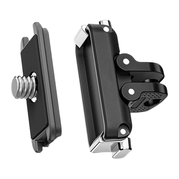 AOOOWER Stable Double Jaw Lock Quick Release Adapter Plate Lightweight 160g For Sports Cameras Mirrorless Mounts Filming Gear