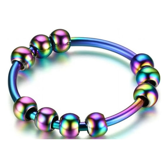 AOOOWER Stainless Steel Finger-Ring Fidget-Rings for Anxiety Women and Men Fidget-Band Rings Cool Stress Relieving Promise Ring