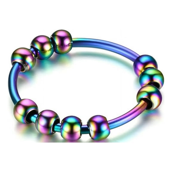 AOOOWER Stainless Steel Finger-Ring Fidget-Rings for Anxiety Women and Men Fidget-Band Rings Cool Stress Relieving Promise Ring