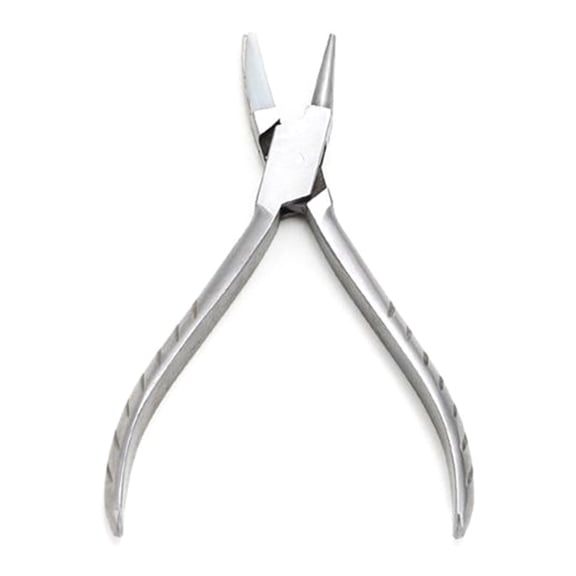 AOOOWER Stainless Steel Flat Nylon Jaw Pliers for Glasses Frame Repairing Jewelry Making