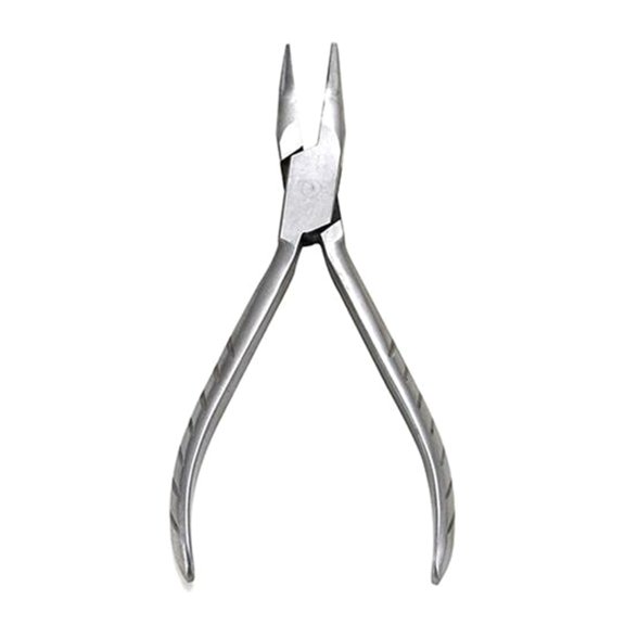 AOOOWER Stainless Steel Flat Nylon Jaw Pliers for Glasses Frame Repairing Jewelry Making