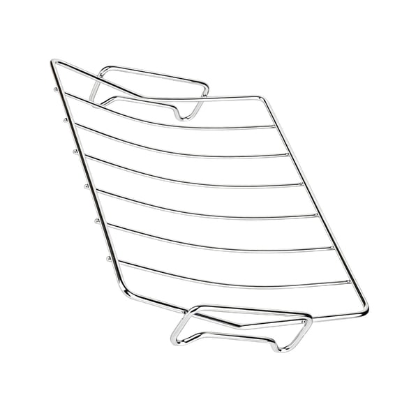 AOOOWER Stainless Steel Outdoor Barbecue Rack Grill Holder V Shaped Grilling Rack Turkey Roasting Rack for Home, Oven Enduring