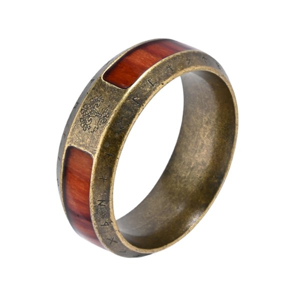 AOOOWER Stainless Steel Rings Showcasing Distinctive Alphabets For Retro Lovers