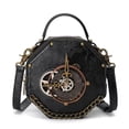 thumbnail image 1 of AOOOWER Steampunk PU Messenger Bag Gothic Retro Handheld Crossbody Shoulder Bags, 1 of 14