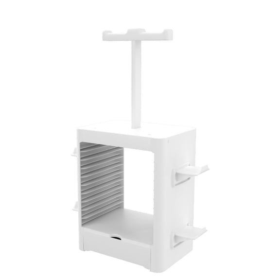 AOOOWER Storage Tower Bracket Rack for P5/P4/XBX Gamepad Build-in Small Drawer