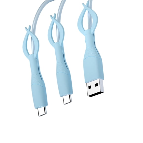 AOOOWER Stretchable Silicone Charger Cord Protectors With Cable Management Function