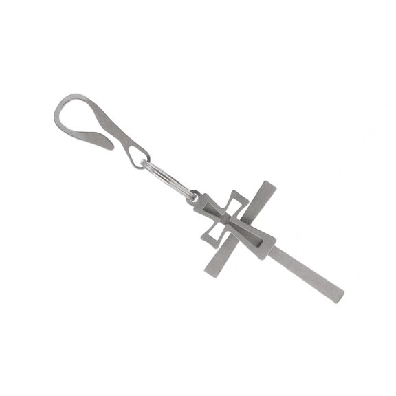 AOOOWER Sturdy Double Crosses Key Holder Accessory for Everyday Use Stylish Outfits
