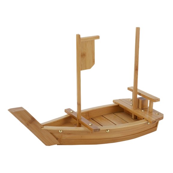 AOOOWER Sturdy Wooden Sushi Display Boats for Parties Gatherings and Event Serving