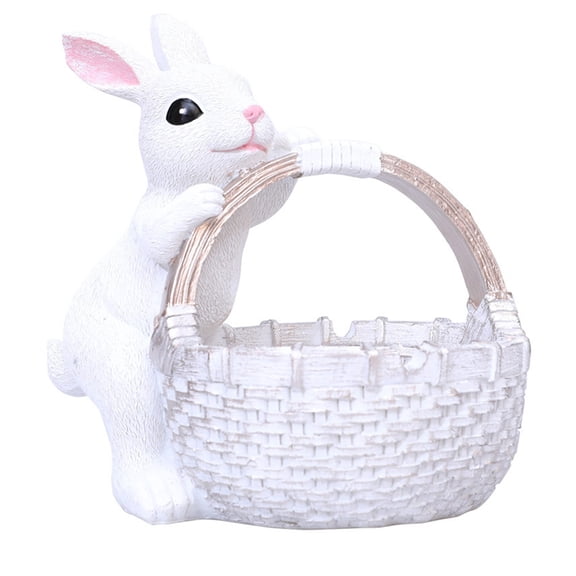 AOOOWER Succulents Planter Cute Easters Bunnies with Basket Flower Pots Container Gift