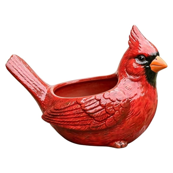 AOOOWER Succulents Pots with Drainage,Cartoon Planter Planter Pot for Indoor Cactuses Plant Mini Flower Plant Container Succulents Plant Pot,Mini Birds Succulents Planter Handmade Plant Pots