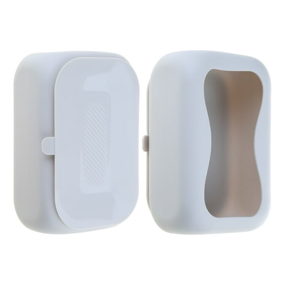 AOOOWER Suction Cup Tissue Storage Rack Paper Towel Container Wall Mounted Silicone Tissue Dispenser Fashionable Tissue Box