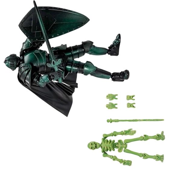 AOOOWER T 13 Action Figure Set,Skeleton Knight Action Figures,Medieval Action Figures