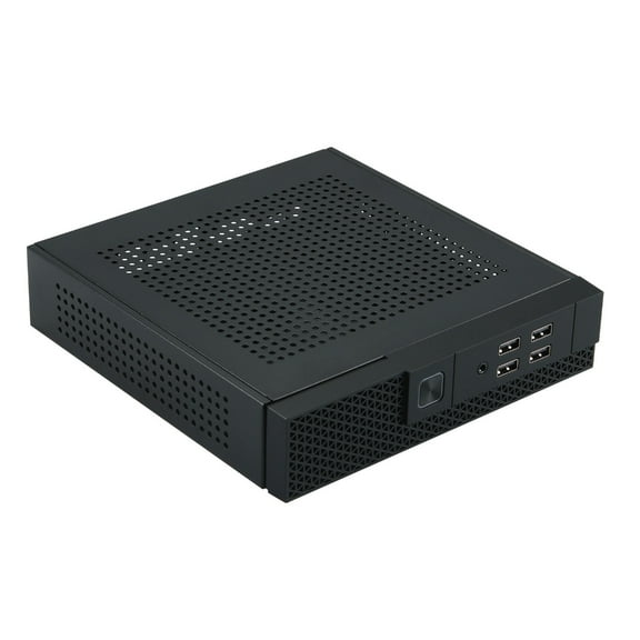 AOOOWER TX07 Mini ITX HTPC Desktop Computer Chassis HTPC Case Frame Heat Dissipation Mini HTPC Case for Home Video Computer