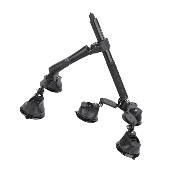 AOOOWER Third Person Perspective Automotive Camera Mount 1.1m Suction Poles for Unique View