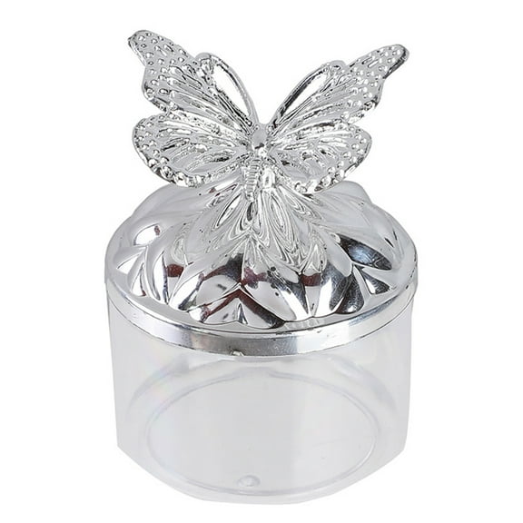 AOOOWER Transparent Plastic Crystal Candy Bowl With Durable Butterfly Design Party Essential