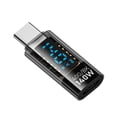 thumbnail image 1 of AOOOWER Transparent USB Type C Female to Male Adapter 140W Power 40Gbps Data Transfer, 1 of 11