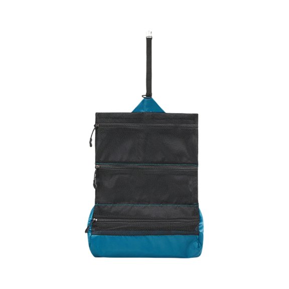 AOOOWER Travel Friendly Foldable Storage Bag For Shampoo Toothbrush Leak Proof Compartments