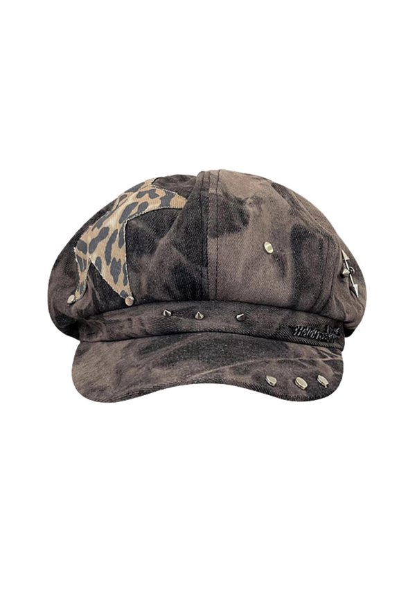 Trendy Painter Hat Oversized Fashion Hat French Beret for Dating Photography Cabbie Headwear Painter Hat