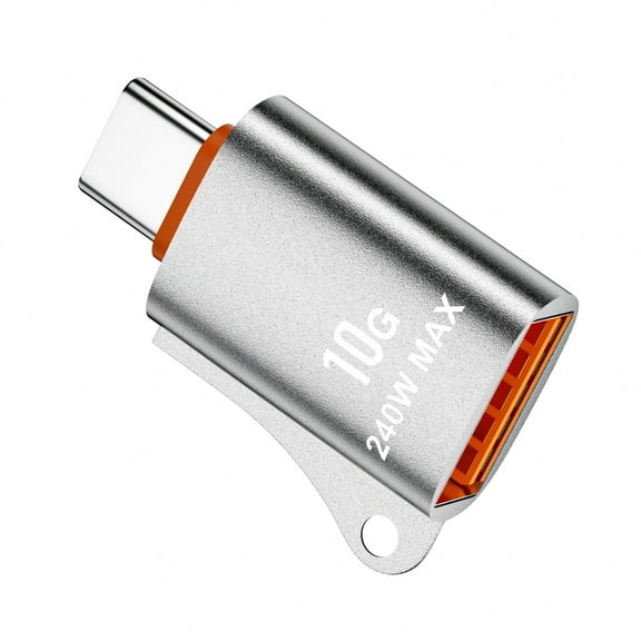 AOOOWER USB C Male to USB 3.0 A Female Adapter, 10Gbps File Transfer OTG Functionality Adapter for Cameras and Gamepads