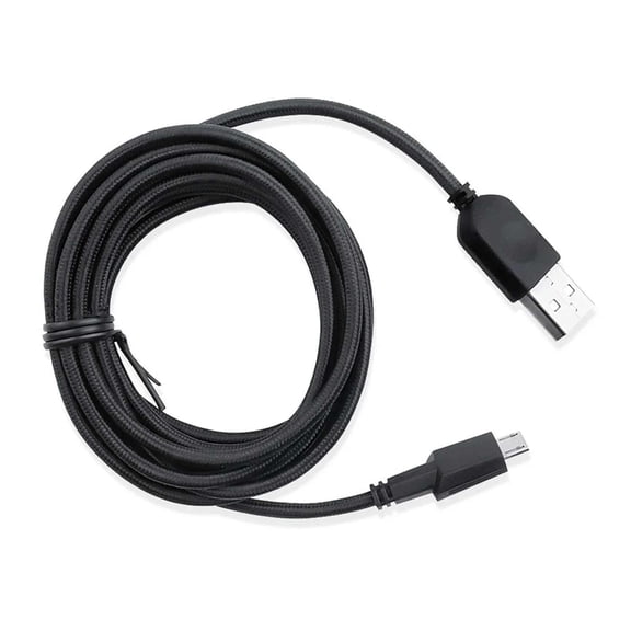 AOOOWER USB Nylon Charging Cable Mouse Power Supply Cord For AW610M Mouse Charging