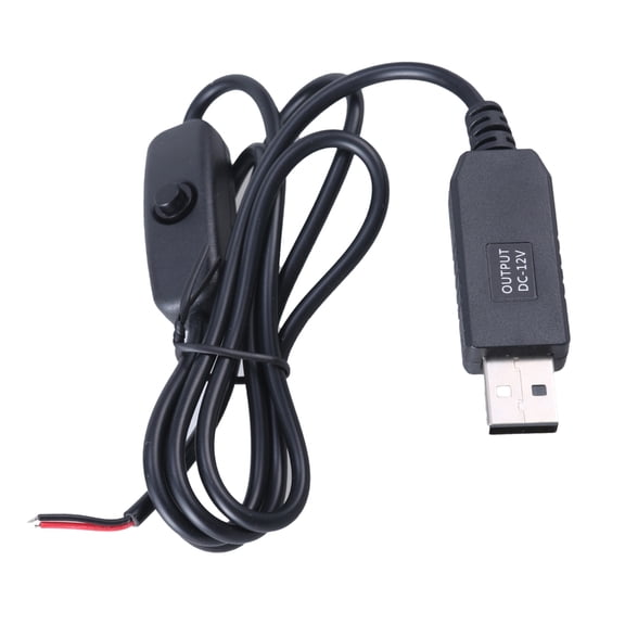 AOOOWER USB Pigtail 2pin Cable, USB2.0 Male Plug 2pin Wire Pigtail Cable 12V 0.5A