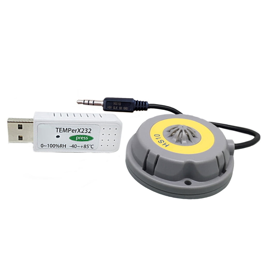AOOOWER USB Temperature Humidity Meter with Probe Email Alarm Data Acquisition Loggers
