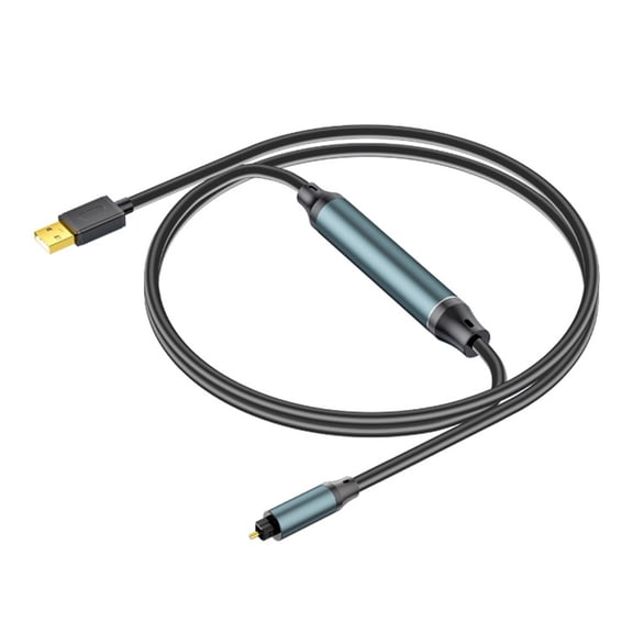 AOOOWER USB To Optical Sound Adapter 24Bit Optical Sound Adapter USB To SPDIF Digital
