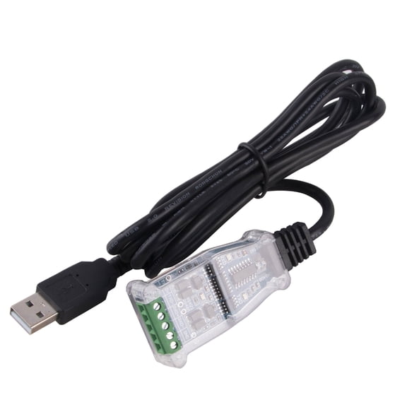 AOOOWER USB to RS485 Serial Module Adapter Cord with FT232RL Chip USB to Serial Terminal Block Converter Communication Cable