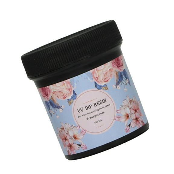 AOOOWER UV Epoxy Resin Set 50g/100g Capacity for Floral Decorations and Art Craft