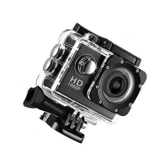 AOOOWER Underwater Sports Camera 170 Degree Wide-angle 4K/15FPS Frame Rate for Driving and Cycling Support Recycle Recording