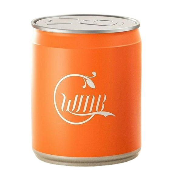 AOOOWER Unique Beverage Can Look Trash Bin with Press Lid Garbage Container Waste Basket For Home Office Decoration