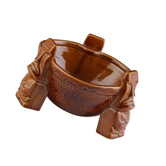 AOOOWER Unique Ceramic Drinking Cup Punch Blow with 3 Support Leg Elegant Cocktail Cup