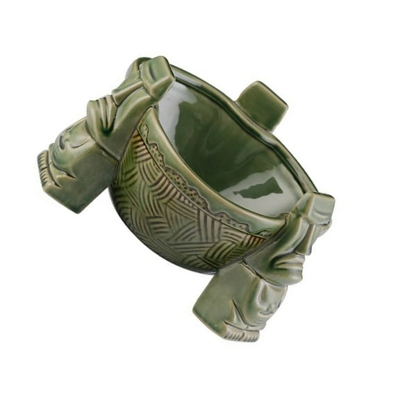 AOOOWER Unique Ceramic Drinking Cup Punch Blow with 3 Support Leg Elegant Cocktail Cup