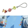 thumbnail image 1 of AOOOWER Unique Fruit Core Keychain Cute Apples Core Keyring Cute Phone Charm Keychain, 1 of 7