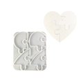 thumbnail image 1 of AOOOWER Unique Heart Puzzle Coaster Mold Functional Heart Coaster Mold Unique Placemat Mold For Individualized Gift Making, 1 of 8