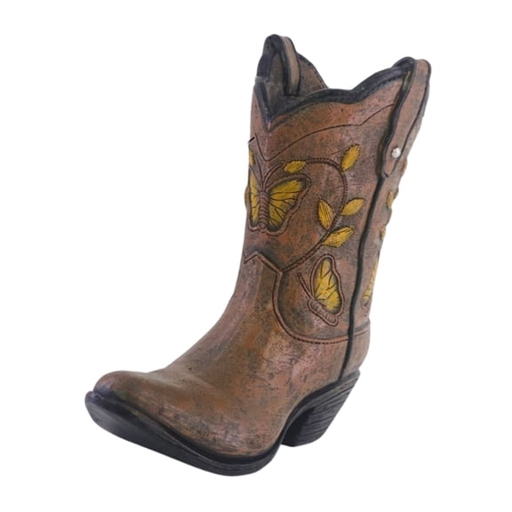 AOOOWER Unique Resin Boot Planter Vases With Water Culture Design For Table Centerpieces