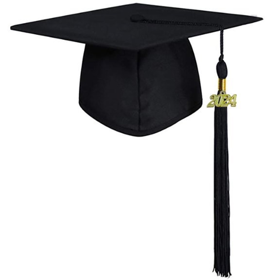 AOOOWER Unisex Graduation Caps Graduation Hat Academic Mortarboard Costume Caps Bachelor Hat Student Graduate Party Dress Up